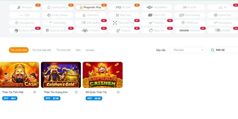 Giới thiệu khái quát về game nổ hũ thần tài hot hit